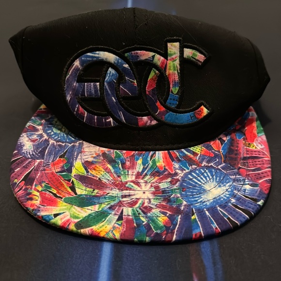 ✨ RARE ✨ EDC 2016 Electric Daisy Carnival 🌼🎡 Snapback Trucker Festival Hat - Picture 1 of 4